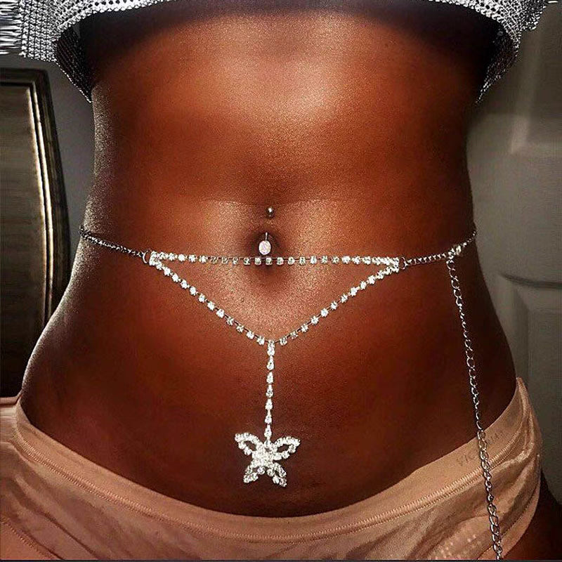 Bling Butterfly Belly Chain