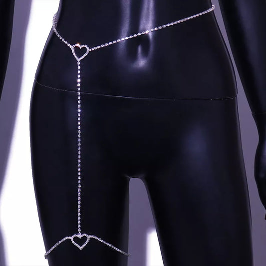 Harness Heart Thigh Chain