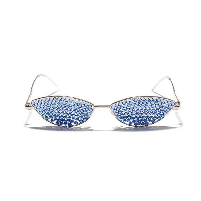 Crystal Cat Eye Glasses - Luxe Body Language