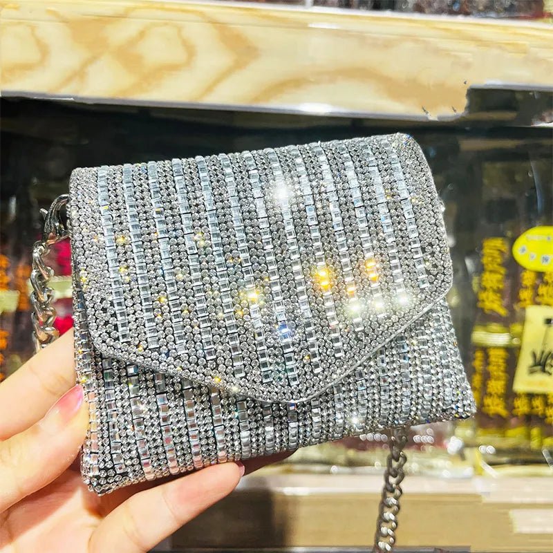 Bling Crystal Crossbody Bag - Luxe Body Language